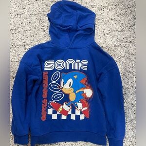 Sonic the Hedgehog Blue Kids Hoodie
